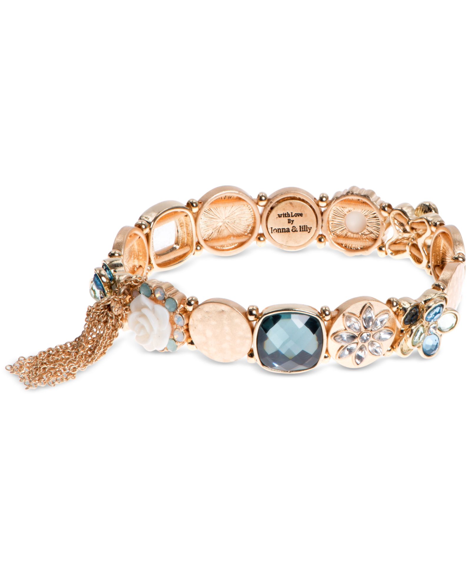 lonna & lilly Браслет Multi-Crystal Gold-Tone