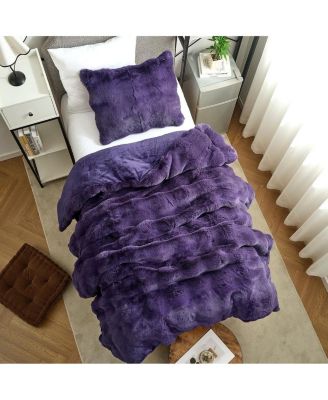 Puffy purple