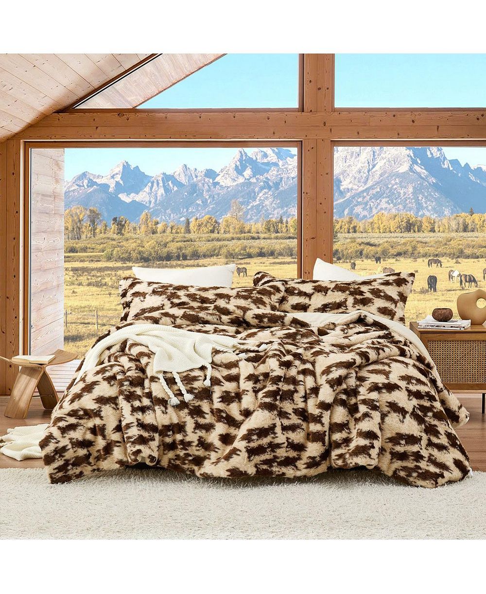 Постельный набор Cowboy - Coma Inducer Oversized Comforter Set, коричневая корова
