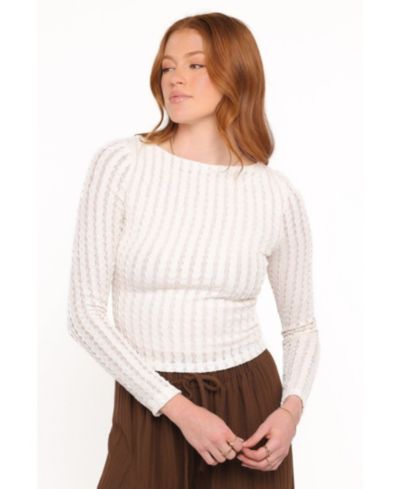 Petal and Pup Женский трикотажный топ Bellatrix Textured Knit