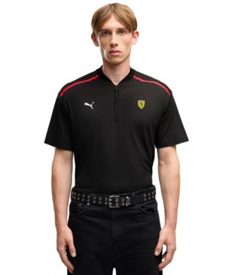 Puma Men's Ferrari Cloudspun Half Zip Polo Shirt