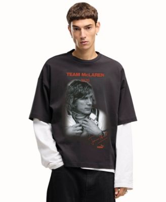 Puma мужская футболка с графическим принтом McLaren James Hunt, классический крой
