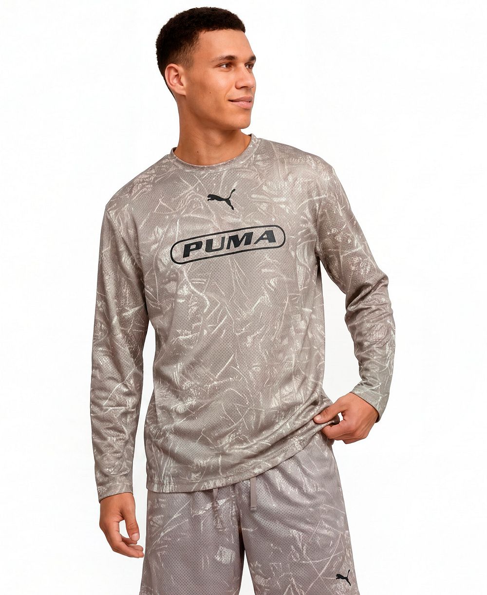 Puma Men's Graphic Crewneck Jersey T-Shirt