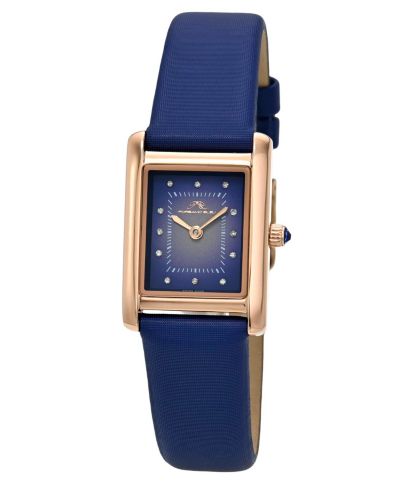 Porsamo Bleu Женские часы Karolina с синим сатиновым ремешком из натуральной кожи 30 mm