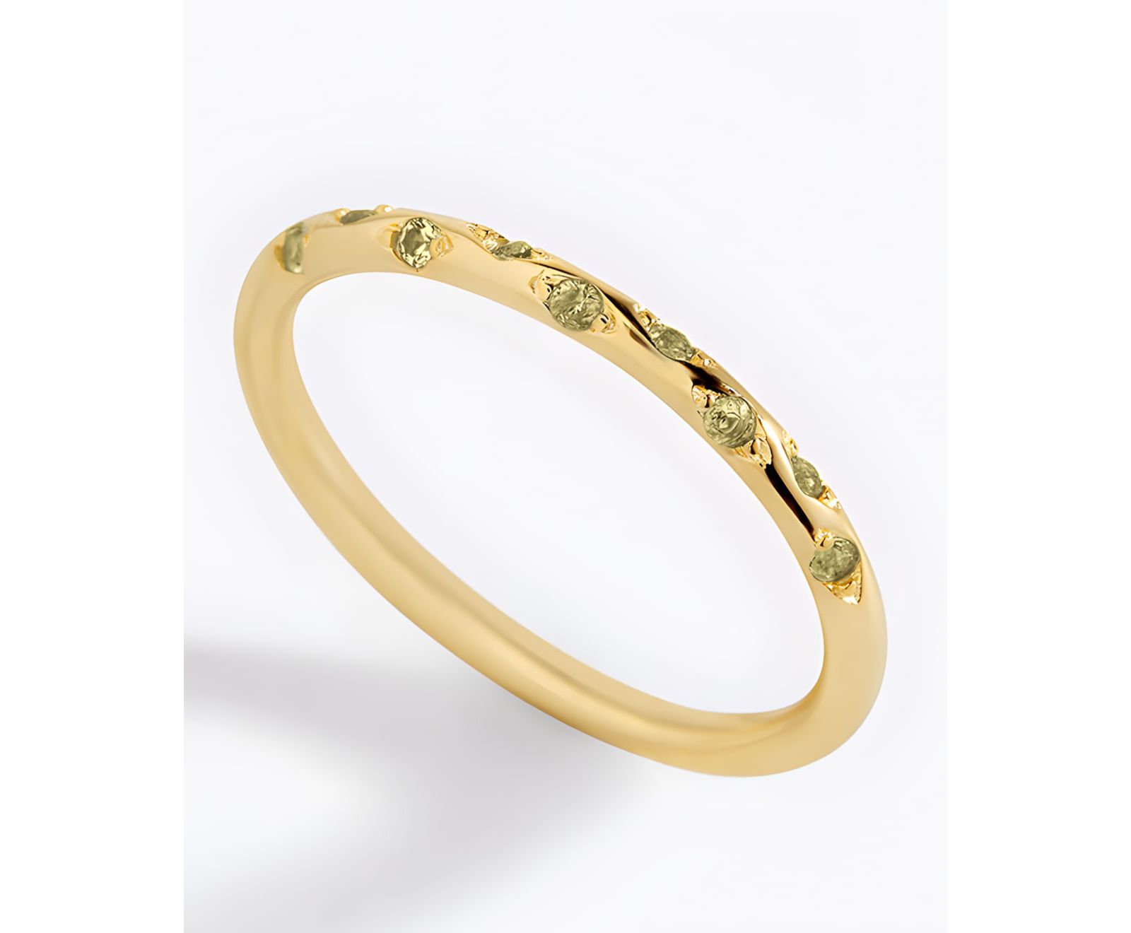 Кольцо Mint & Lily Dainty Constellation Birthstone в позолоченном стерлинговом серебре