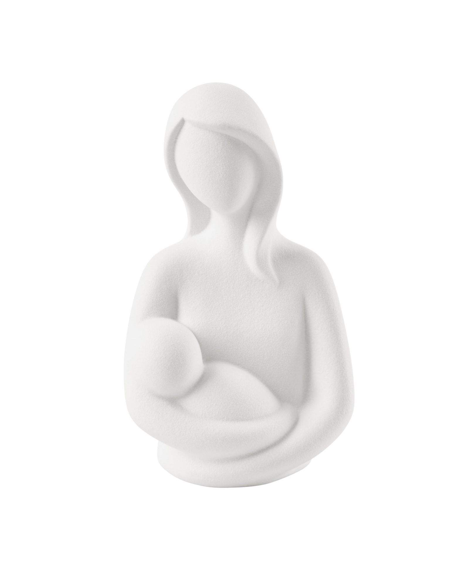 Скульптура Danya B Hans White Abstract Mother Holding Baby Ceramic
