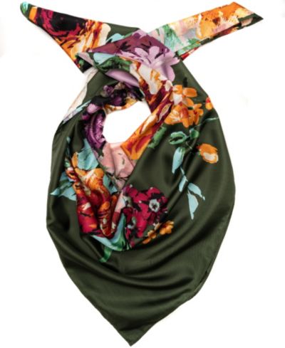 Vince Camuto Квадратный шарф Moody Botanical Floral