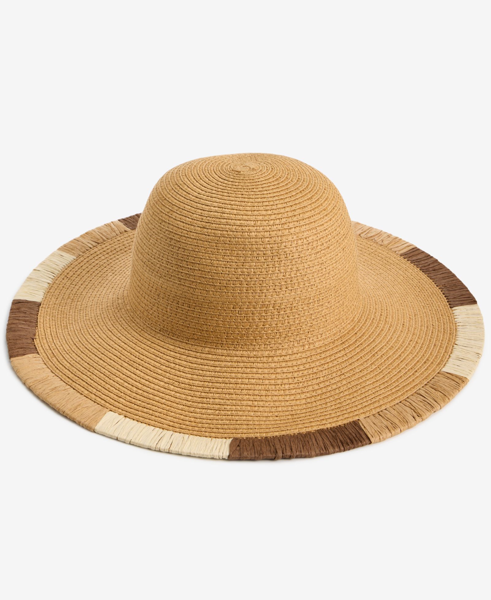 I.N.C. International Concept Embroidered Edge Straw Floppy Hat, Macy's Exclusive