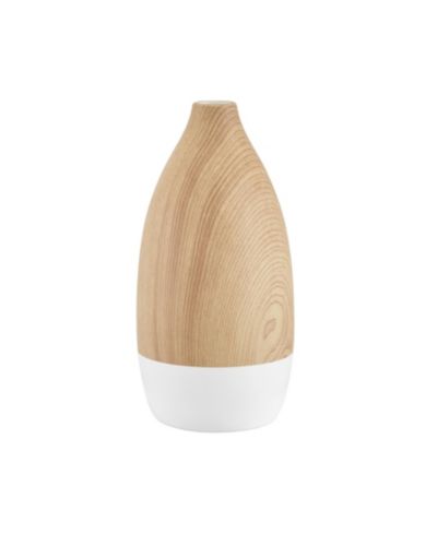 Декоративная ваза Danya B Nora Flask Teardrop White and Beech