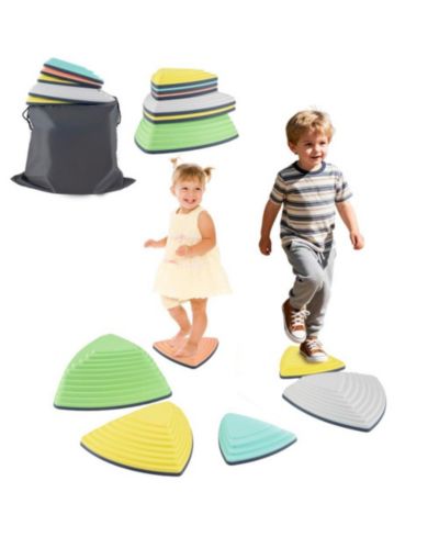Набор камней для балансировки HONGGE Kids 6-Piece Set с нескользящей текстурированной поверхностью