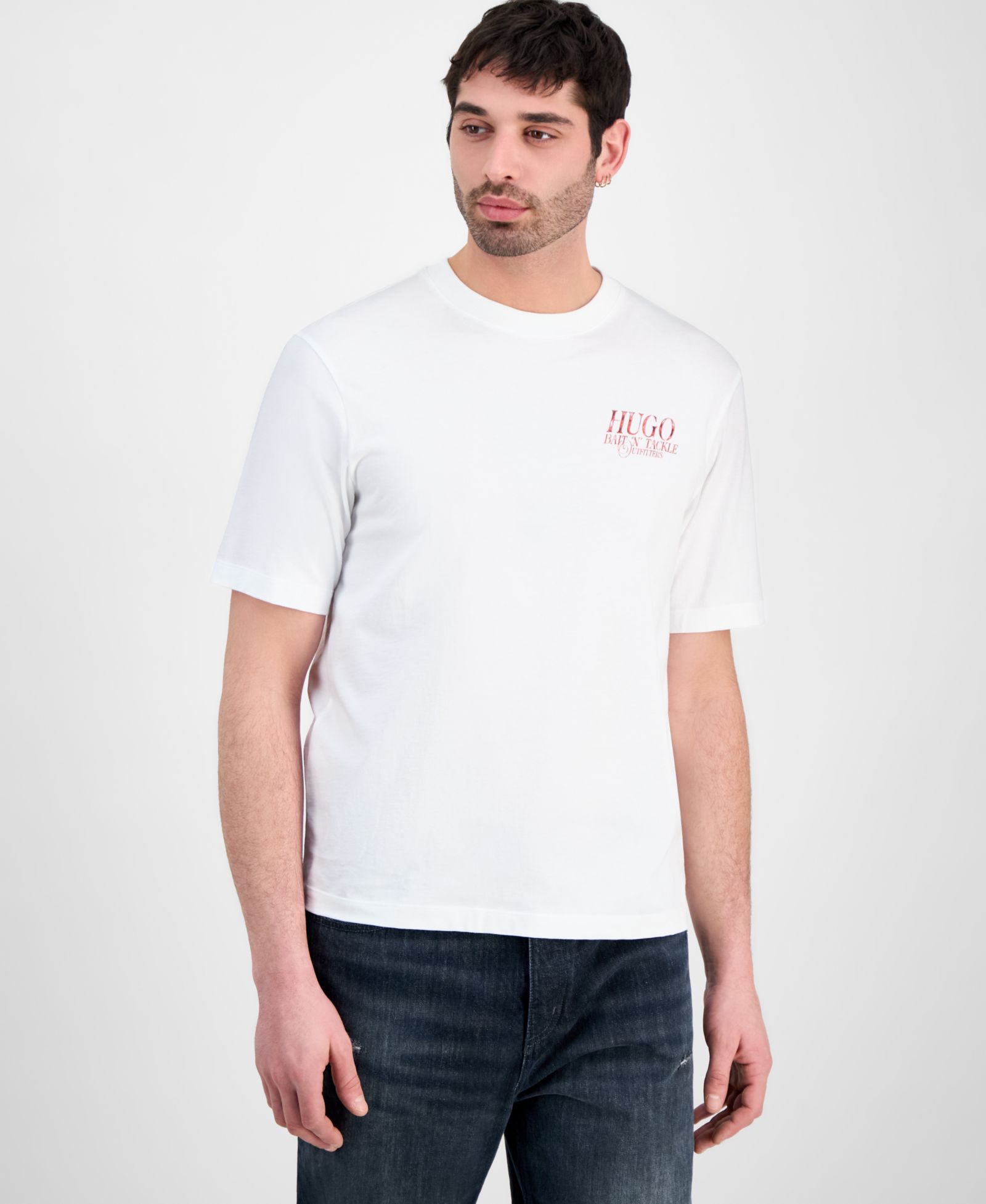 Hugo by HUGO BOSS Men's Fish Print T-Shirt