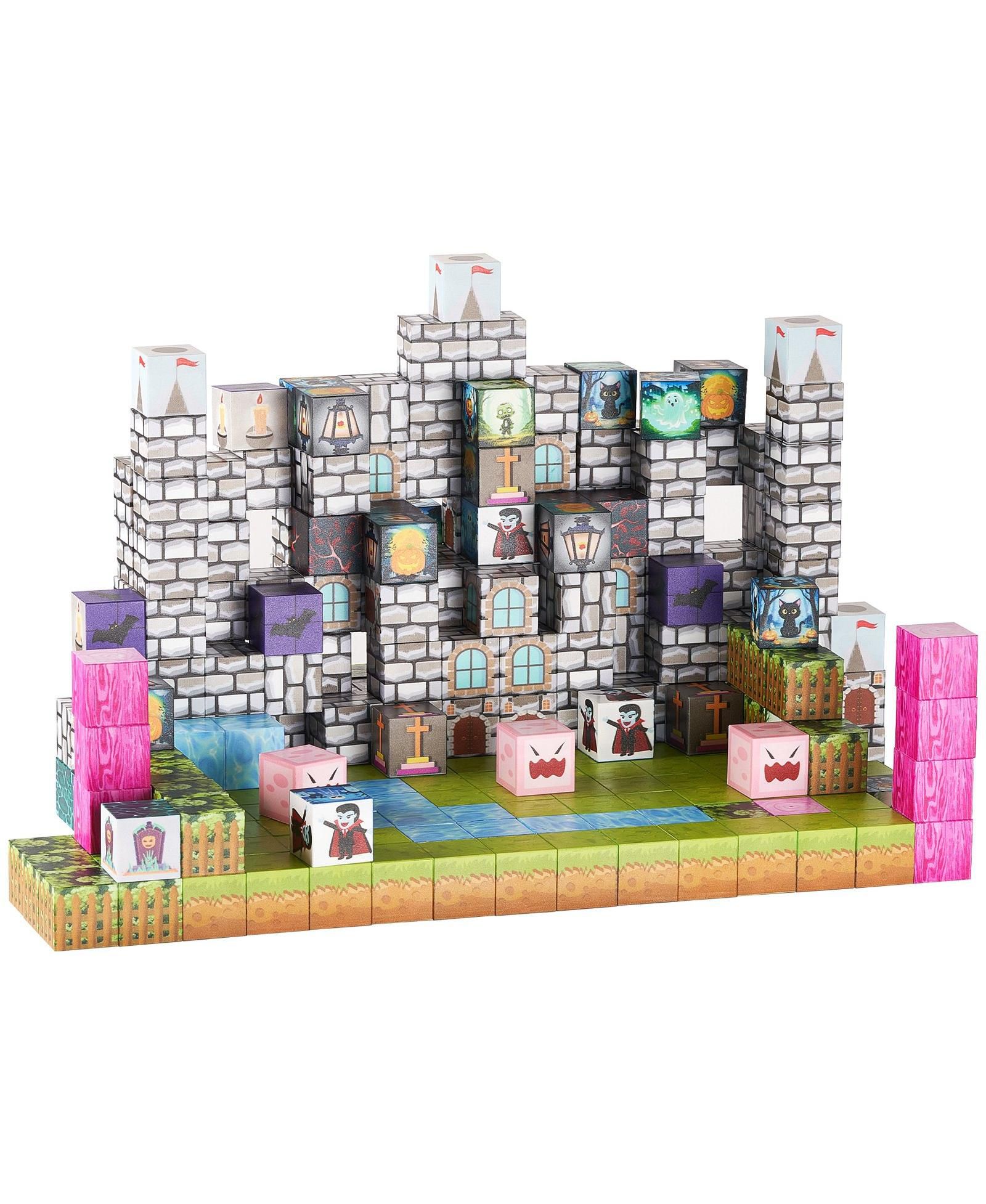 HONGGE Магнитный конструктор Zombie Theme STEM Toy, 100 PCS