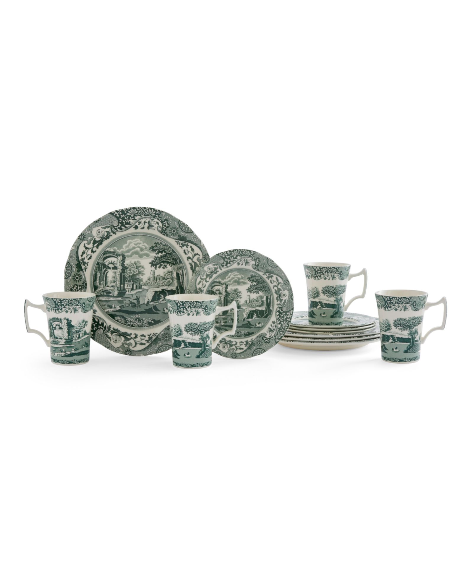 Spode Heritage Green набор столовой 12 шт., на 4 персоны