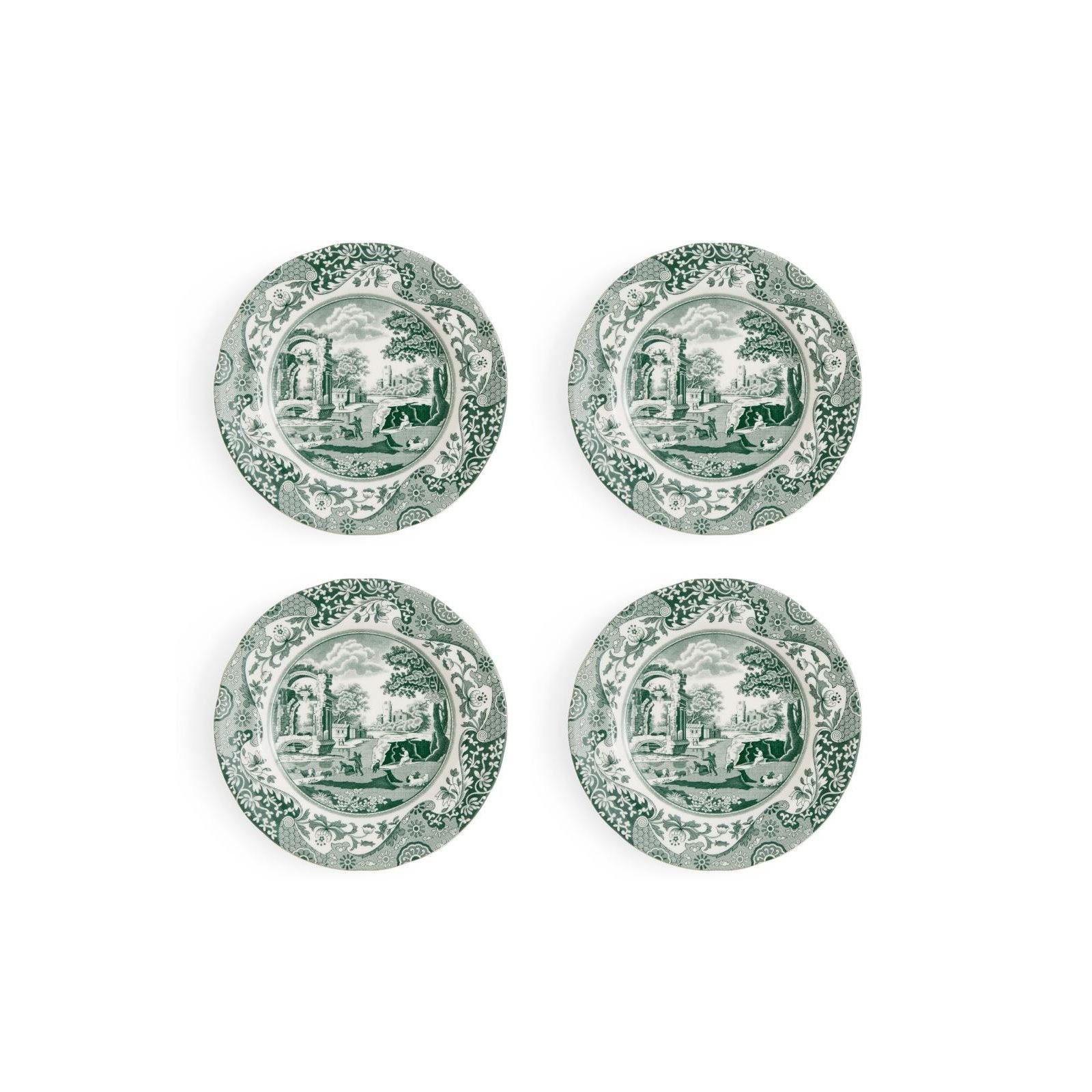 Набор тарелок Spode Heritage Green Italian, 4 шт.