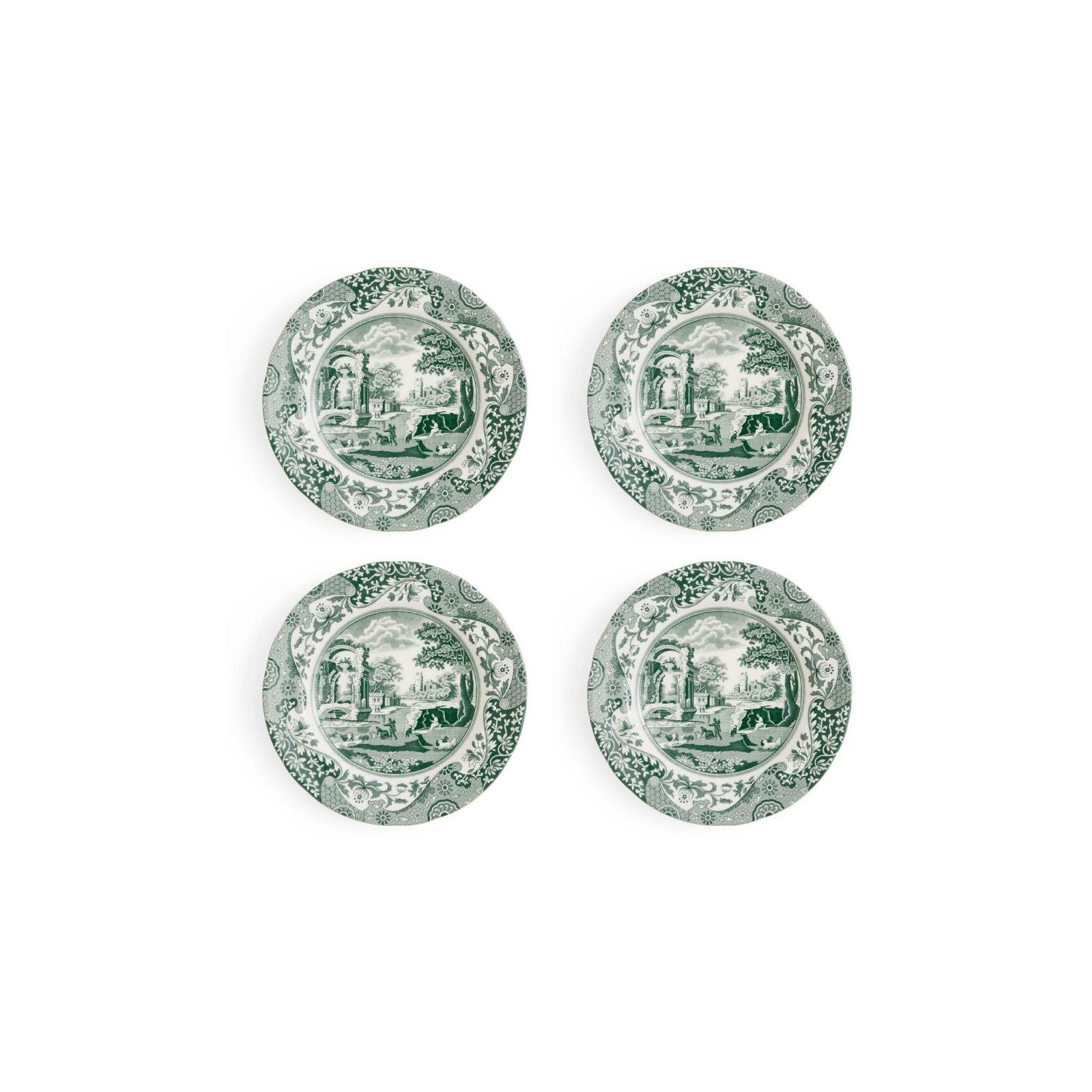 Spode Heritage Green итальянские тарелки для хлеба и масла, набор из 4 шт