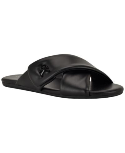 Женские сандалии Calvin Klein Renley Criss-Cross Flat Slip-On