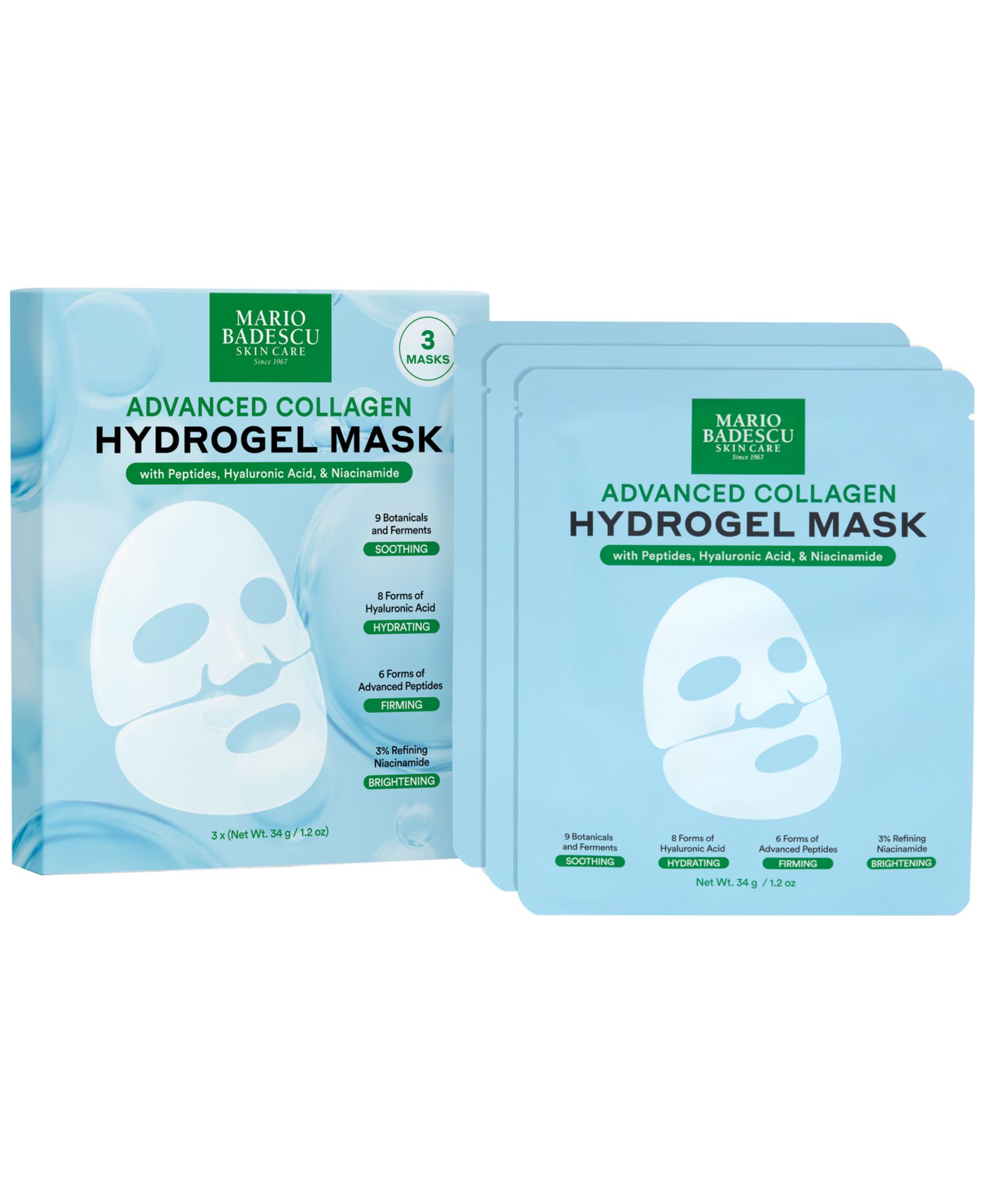 Mario Badescu 3-Pack Advanced Collagen Face Mask