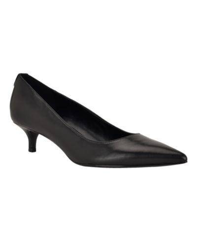 Calvin Klein Women's Roxanna Slip-On Kitten Heel Pumps
