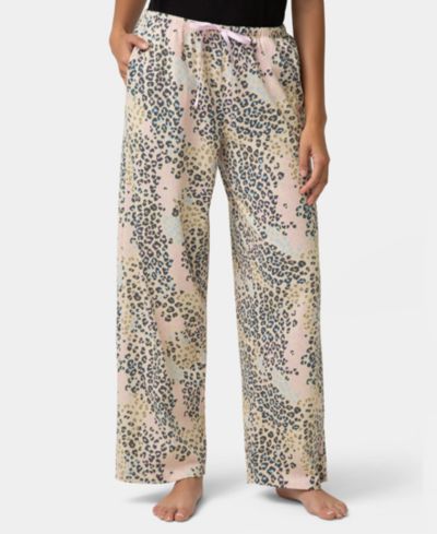 Hue Women's Cotton Printed Mid-Rise Pants