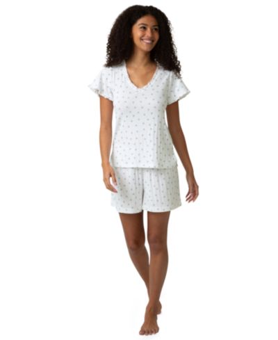 Hue Женский хлопковый топ Pointelle Pajamas