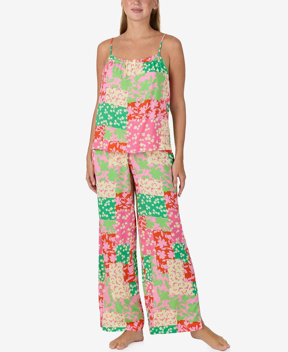 Sanctuary Women's Sleeveless Camisole Top and Long Pajama Pants, 2-Piece Set