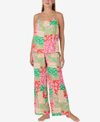 Sanctuary Women's Sleeveless Camisole Top and Long Pajama Pants, 2-Piece Set