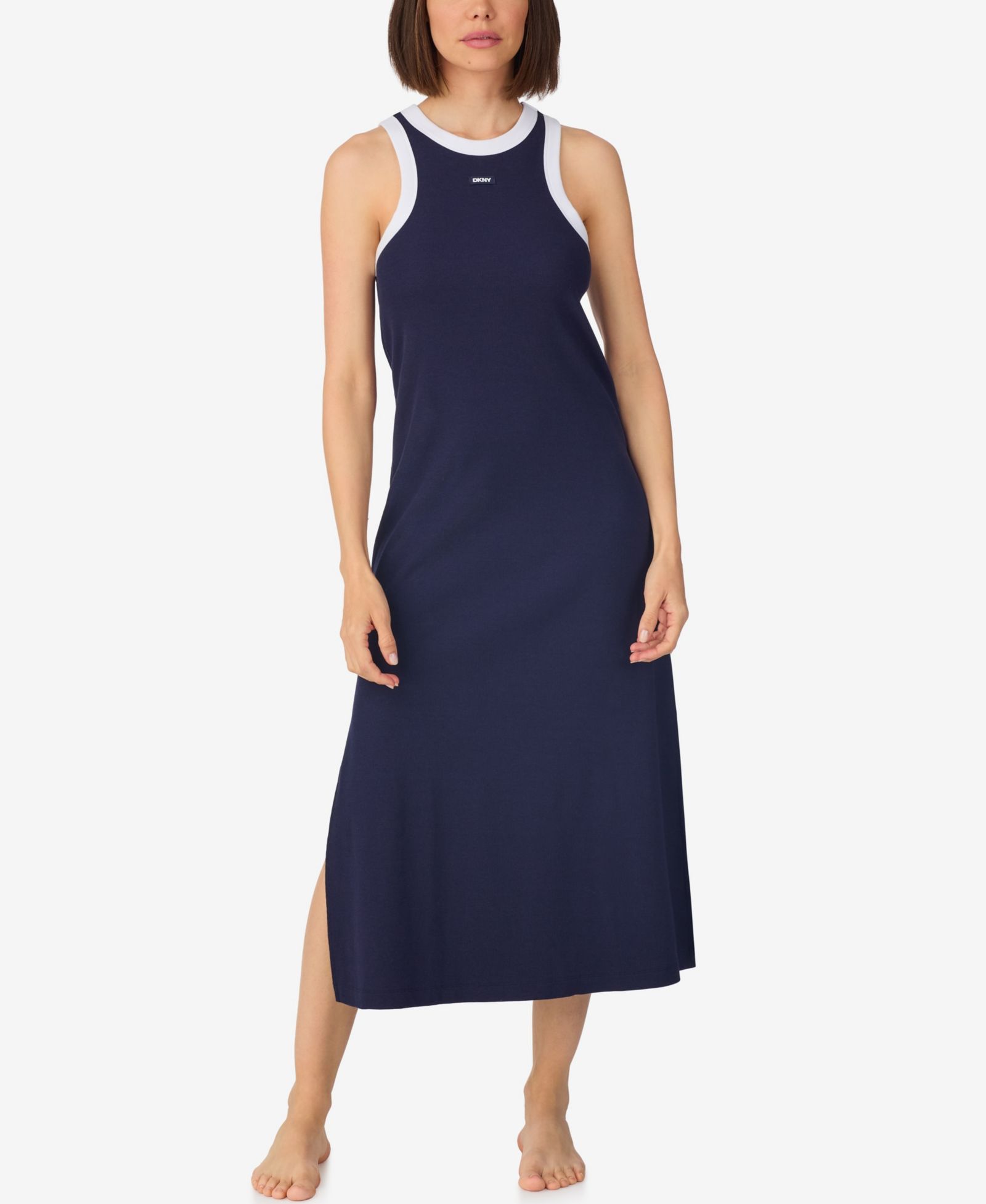 DKNY Women's Rib Maxi Tank Sleep Chemise