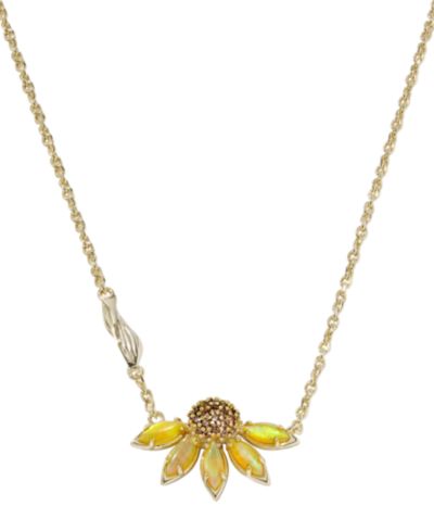 Подвеска Kendra Scott Anya с кубическим цирконием и кристаллами в форме цветка