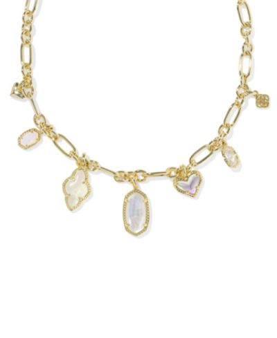 Подвеска Kendra Scott Icon с многоцветными камнями и имитацией жемчуга