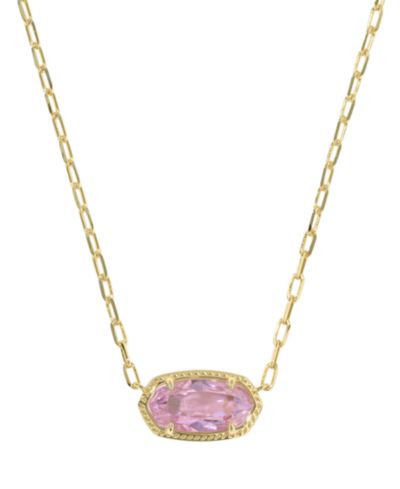 Подвеска-кулон Kendra Scott Cubic Zirconia Oval Elisa Luxe