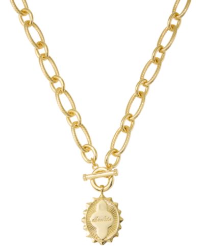 Kendra Scott Abuelita золотое покрытие 14k Link & Chain ожерелье