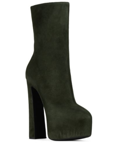 Dark Olive Suede