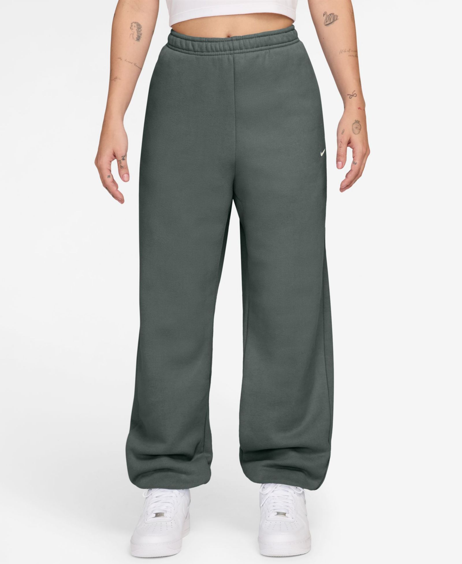 Nike Women's Studio Fleece High-Waisted Pants