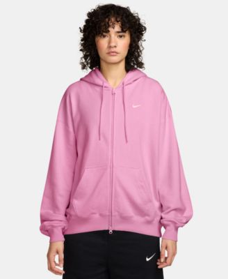 Nike Женский Studio Fleece Light Weight Oversized Full-Zip Hoodie
