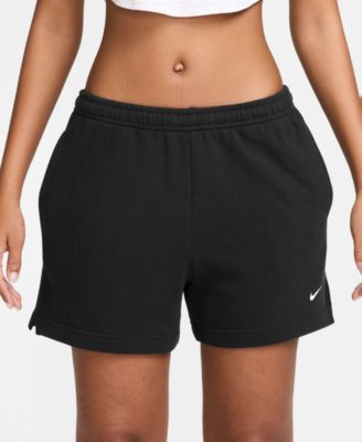 Женские шорты Nike Studio Fleece с завышенной талией 4"