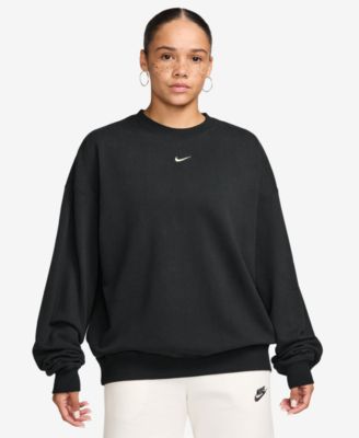 Nike Women's Studio Fleece Lightweight Oversized Crewneck Свитшот