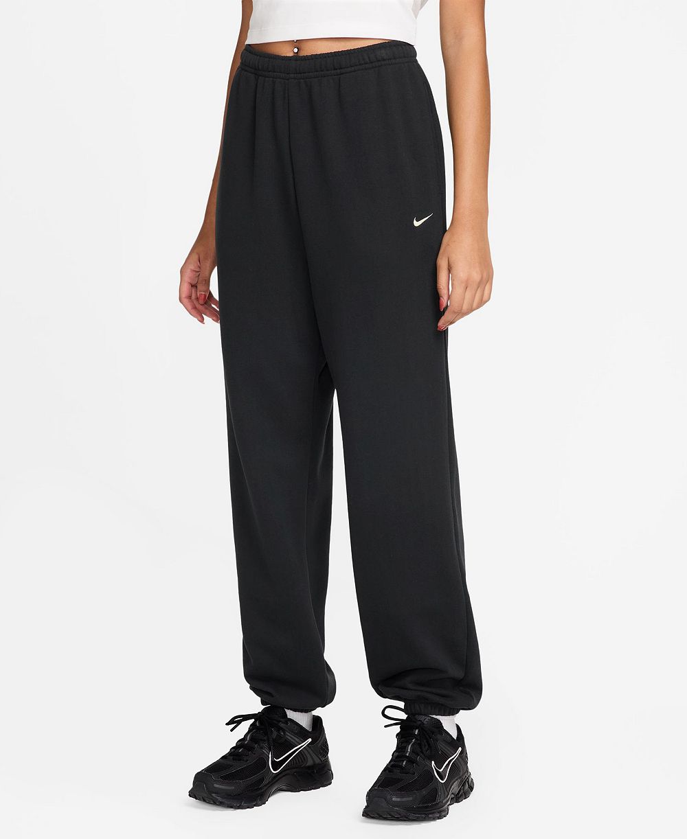 Женские брюки Nike Studio Fleece Heavyweight High-Waisted Oversized Cuffed