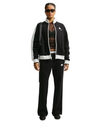 Nike Women's Studio Fleece Full-Zip Track Jacket