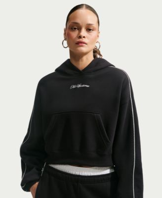 Худи Nike Women's Studio Fleece Oversized Scallop-Trim