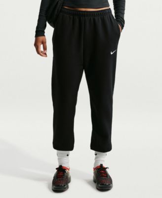 Женские джоггеры Nike Studio Fleece средней плотности с завышенной посадкой