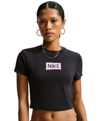 Nike Women's Chill Knit Slim Cropped T-Shirt