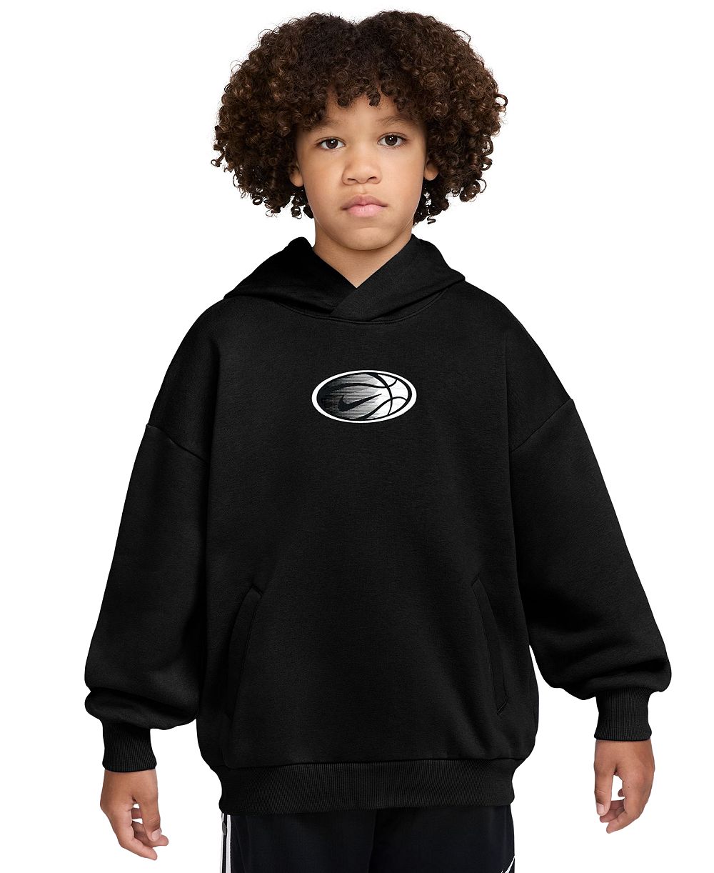Детский лонгслив Nike Dri-FIT с капюшоном для баскетбола, размер 7-20