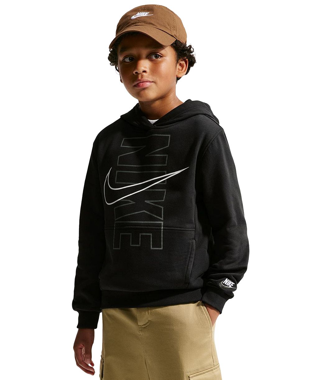 Nike Boys' 8-20 Sportswear Club Fleece Long-Sleeve Hoodie
