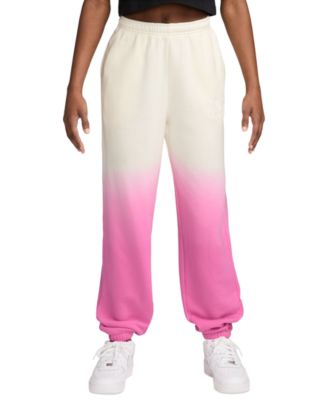 Nike Girls' 7-16 Sportswear Studio Fleece Loose Pants