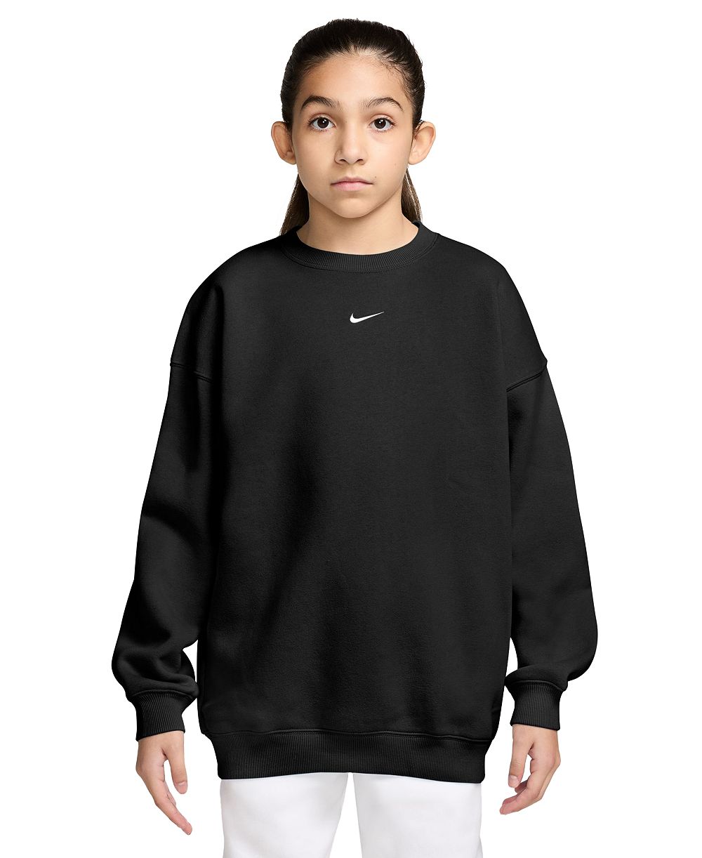 Nike Детский флисовый свитшот с круглым вырезом, 7-16