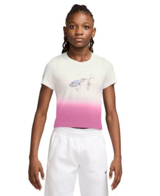 женская футболка с коротким рукавом из спортивной коллекции nike, размеры 8-18