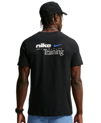 Мужская тренировочная футболка Nike с графическим принтом и технологией Dri-FIT