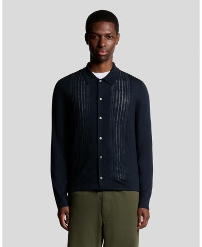 Мужская рубашка Lyle & Scott Long Sleeve Cable Knitted
