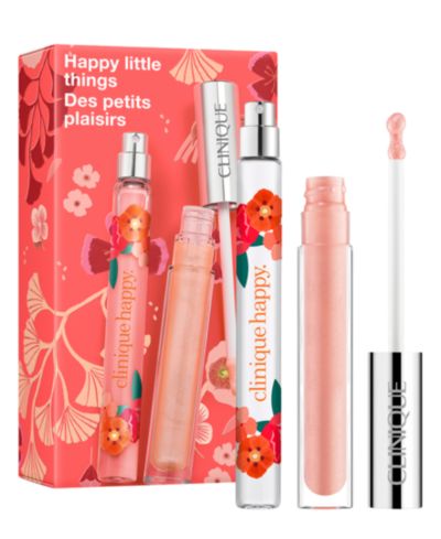 Подарочный набор Clinique 2-Pc. Happy Little Things: парфюмерия и блеск для губ