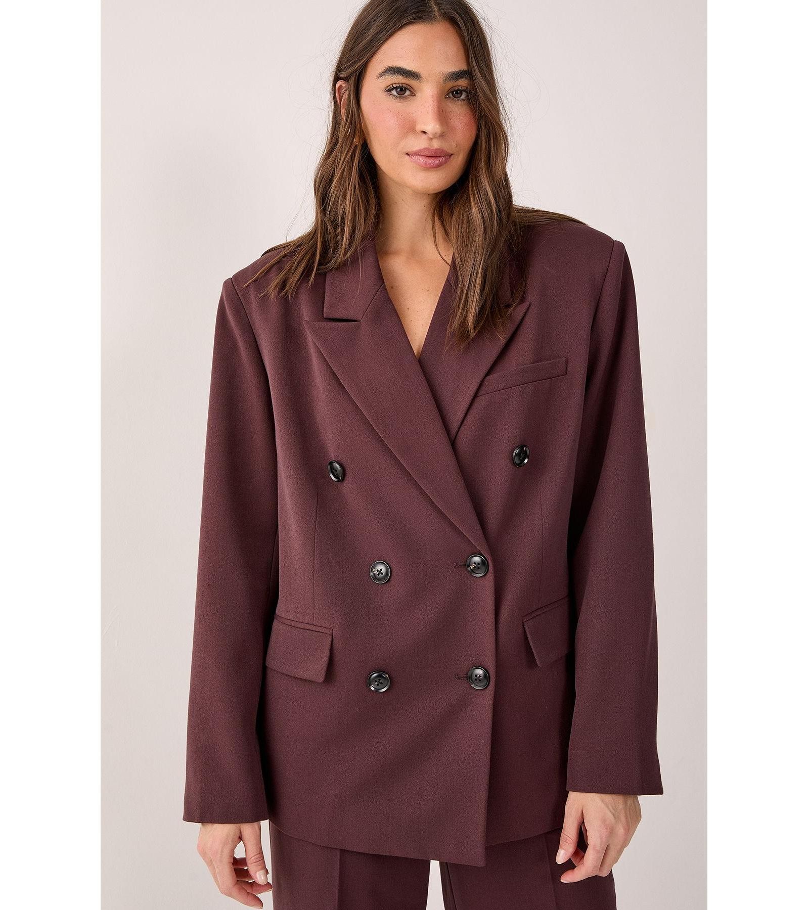 Nasty Gal Women's Double Breasted Oversized Blazer